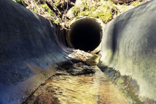Drainage Swale Installation in Huntington Station